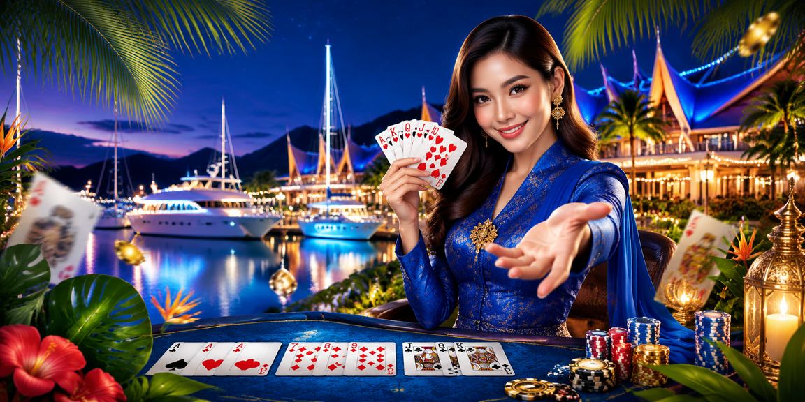 Permainan rummy bergaya baju kurung tradisional di Langkawi menerusi platform meta888
