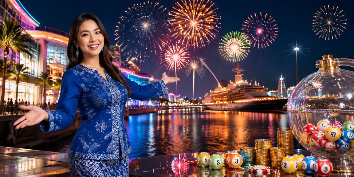 Pemain Malaysia memakai baju kurung menikmati permainan loteri dan hiburan dalam talian meta888